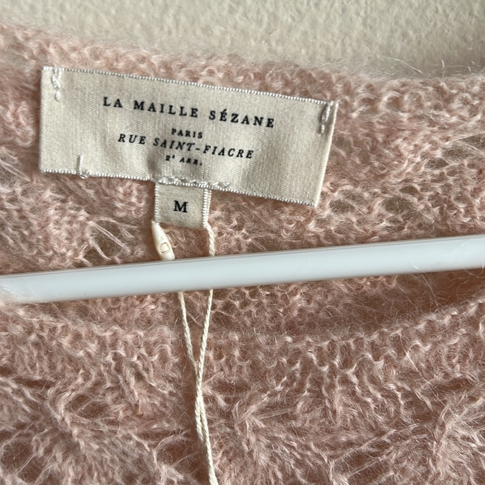 NWT Sezane Hortense Jumper Pink - Picture 8 of 8